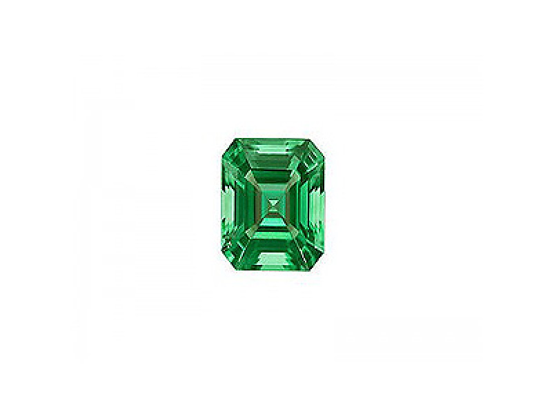 EMERALD CUT STONE OCTOGAN 