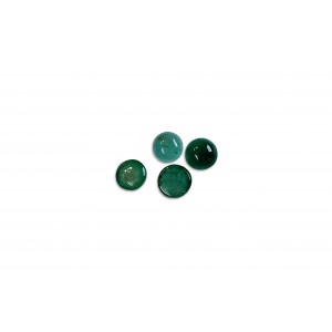 Emerald Cabs, Round - 4.0mm