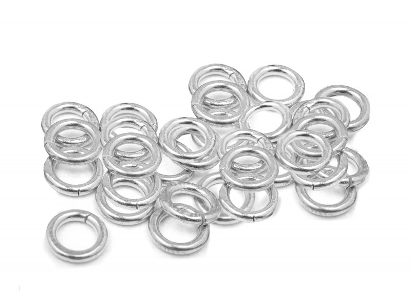  S925 OPEN JUMP RING  (0.6 mm/4.0 mm (ext)  