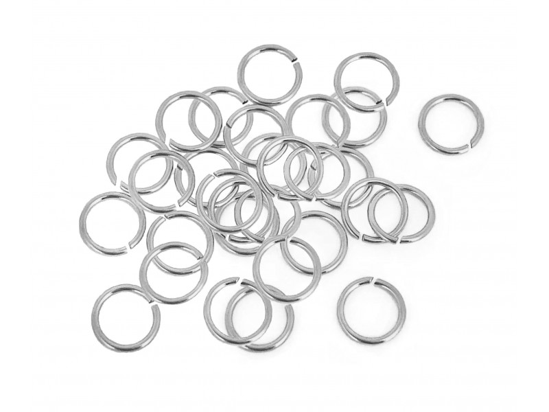 Silver 925 Open Jump Ring - 0.6mm x 3.7mm