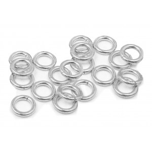 S925 OPEN JUMP RING  (0.9 mm/4.5 mm (ext) 
