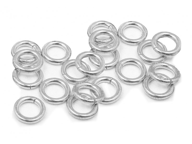 Silver 925 Open Jump Ring - 1.0mm x 4.5mm