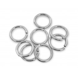 Silver 925 Open Jump Ring - 1.0mm x 8.0mm