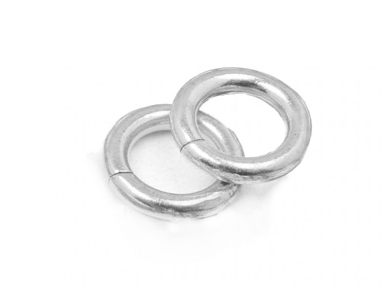 Silver 925 Open Jump Ring - 2.0mm x 10.0mm