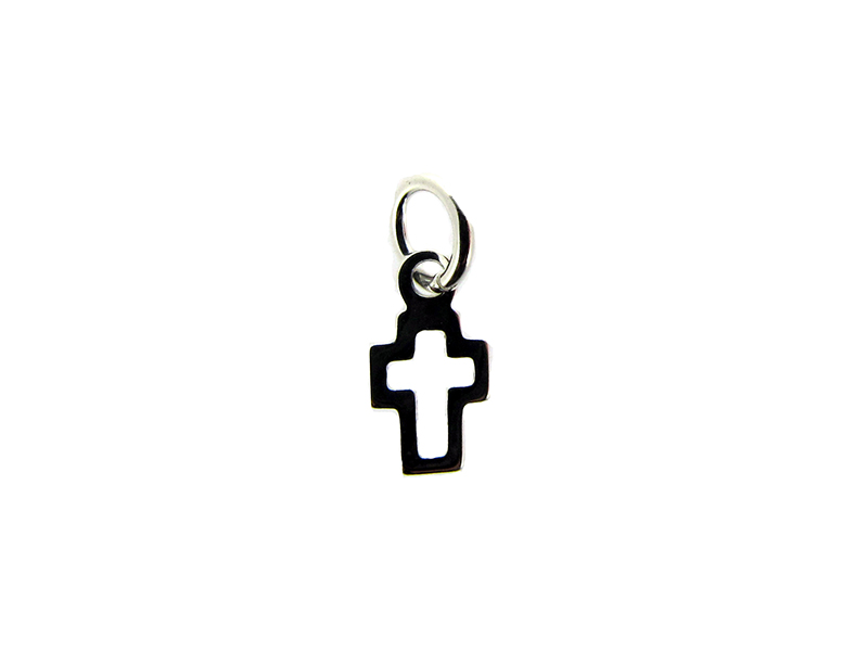 Sterling Silver 925 Small Outline Cross