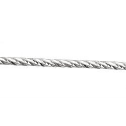 Sterling Silver 925 Diamond Cut Wire 2.0mm