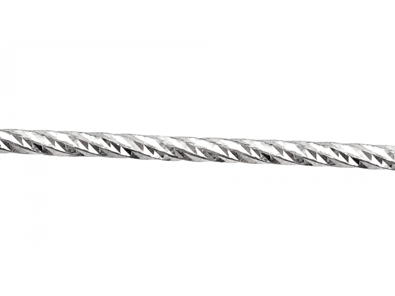 Sterling Silver 925 Diamond Cut Wire 2.0mm