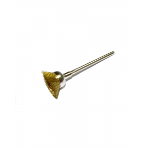 Polishing Cup Brush, Brass wire, ARBOR 2.34mm