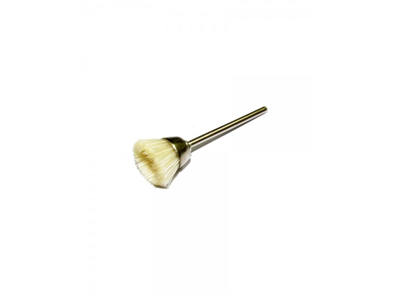 White Bristle Cup Brush 2.34mm