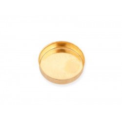 9K Yellow Gold Round Bezel Cup 7mm