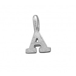 Sterling Silver 925 Letter A Charm