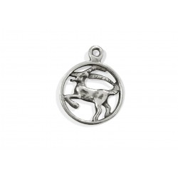 Sterling Silver 925 Large Capricorn Sign