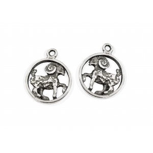 Sterling Silver 925 Large Aries Sign