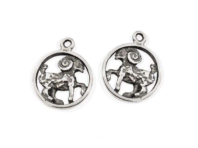 Sterling Silver 925 Large Aries Sign