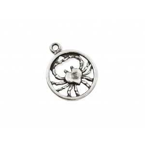 Sterling Silver 925 Large Cancer Sign
