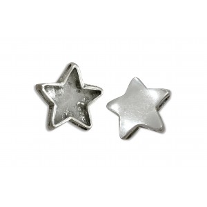 925 SILVER LARGE STAR PENDANT WITH SILDE SLOTS 