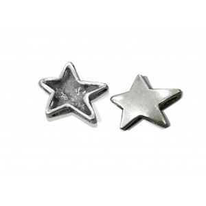 925 SILVER SMALL STAR PENDANT WITH SLIDE SLOTS 