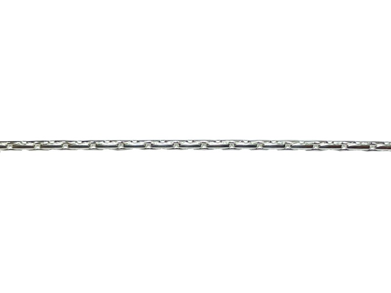 Sterling Silver 925 Round Threading / Beading Chain - 1mm (75)