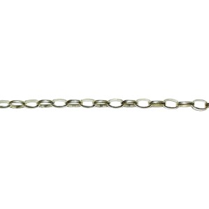 Sterling Silver 925 Oval Rolo Chain - 2.9mm x 4.7mm (57)