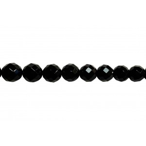 Onyx Black Faceted - 10mm 