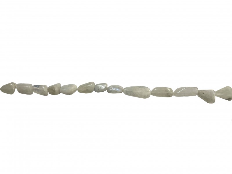 Rainbow Moon Stone Tumble Beads