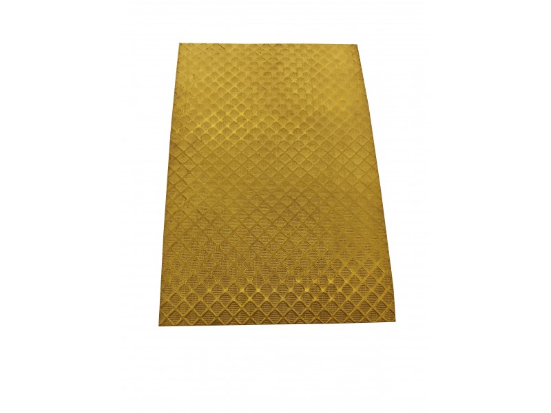 BRASS TEXTURE PLATE - SQUARE GRID