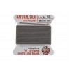 Griffin Silk Cord - Grey - Size 12 - 0.98mm