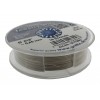 JEWELLERY WIRE 19 STRAND *SILVER PLATED* 0.018" X 30FT (0.45MM) 50% OFF, (ITEM HAS TARNISH)