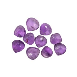 Amethyst flat briolette singles