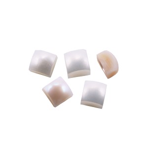 Pearl Cabachon, Square -  4mm