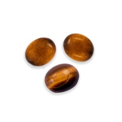 Tiger Eye Cabs, Oval - 6 x 8mm