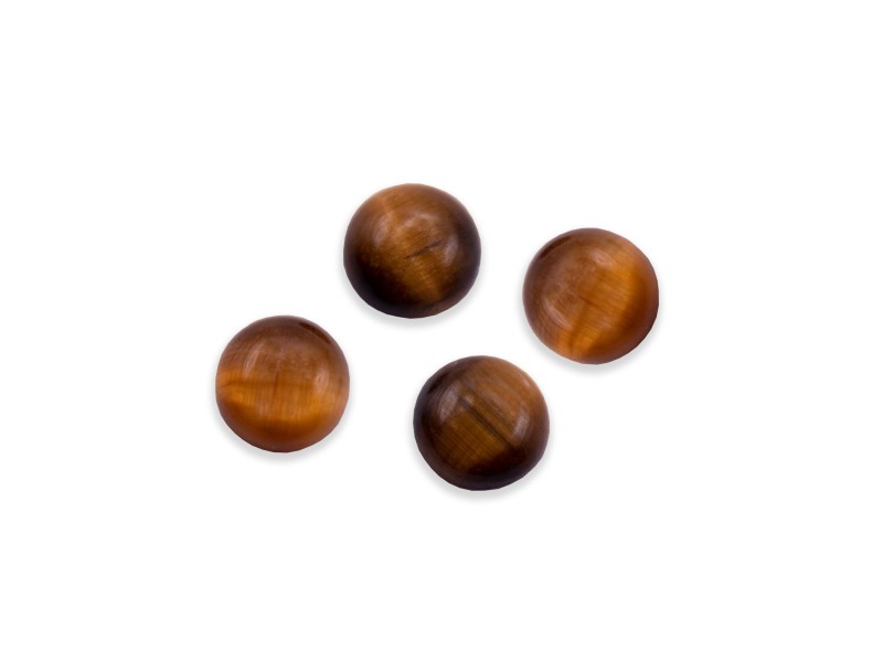 Tiger Eye Cabs Round - 5mm