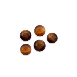 Tiger Eye Cabs Round - 7mm