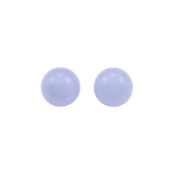 Chalcedony No Hole Beads, Round - 14mm 