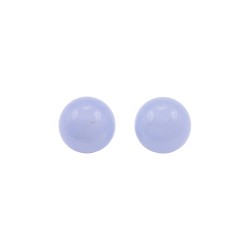 Chalcedony No Hole Beads, Round - 14mm 