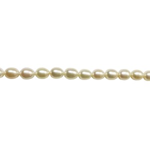 CREAM DROP BEADS (JAPANESE SALTWATER CULTURED) PEARLS - 6.5MM X 7.5MM 