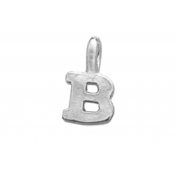 Sterling Silver 925 Letter B Charm