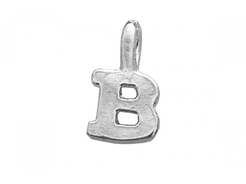 Sterling Silver 925 Letter B Charm