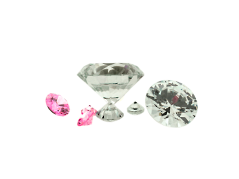 Cubic Zirconia Cut, Round - 4.0mm - Clear