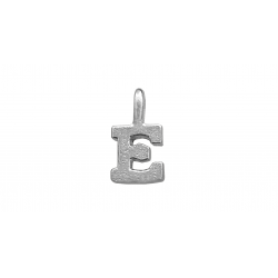 Sterling Silver 925 Letter E Charm