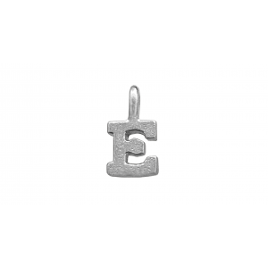 Sterling Silver 925 Letter E Charm