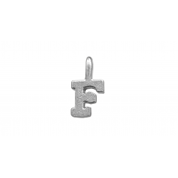 Sterling Silver 925 Letter F Charm