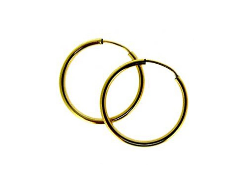 Gold Filled Hoop Earrings - 30mm