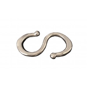 SILVER PLAIN LARGE PLAIN S HOOK   2781BS