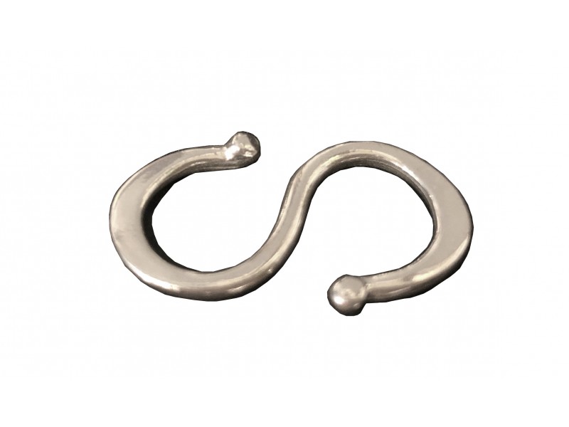 SILVER PLAIN LARGE PLAIN S HOOK   2781BS