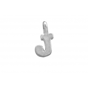 Sterling Silver 925 Letter J Charm