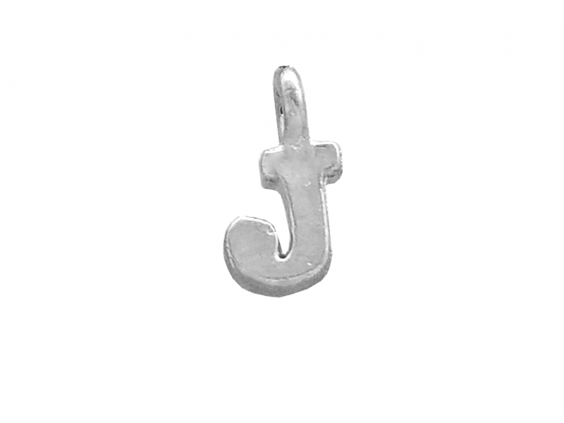 Sterling Silver 925 Letter J Charm