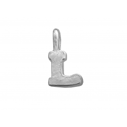 Sterling Silver 925 Letter L Charm