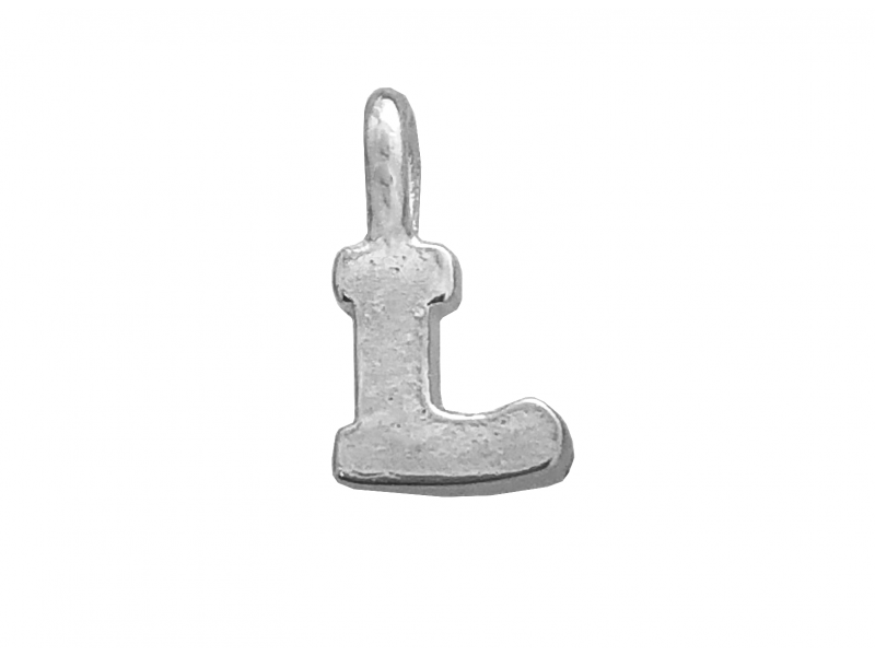 Sterling Silver 925 Letter L Charm