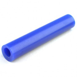 MATT Blue Wax Ring Tube Round with off centre hole